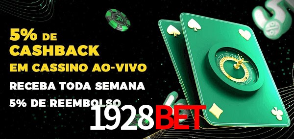Promoções do cassino ao Vivo 1928bet